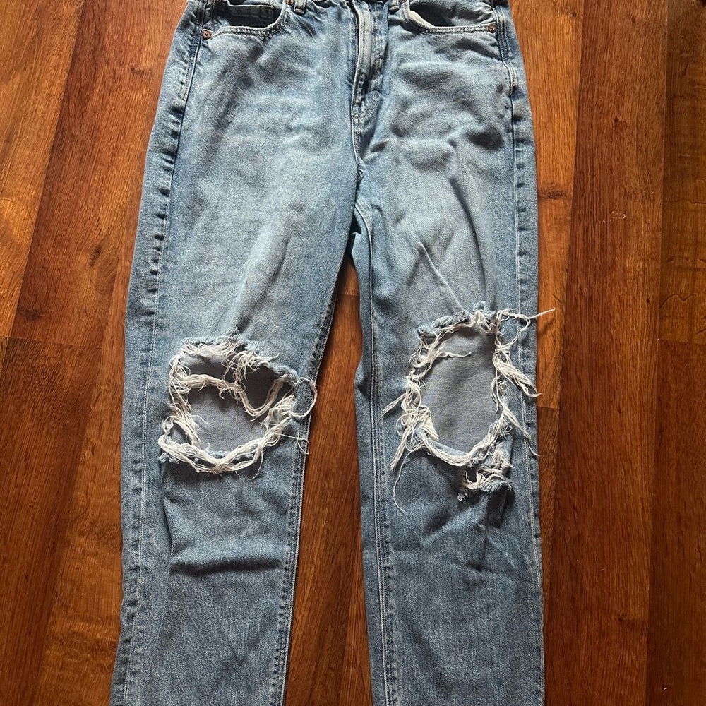 American Eagle Outfitters Blue Straight Leg Jeans